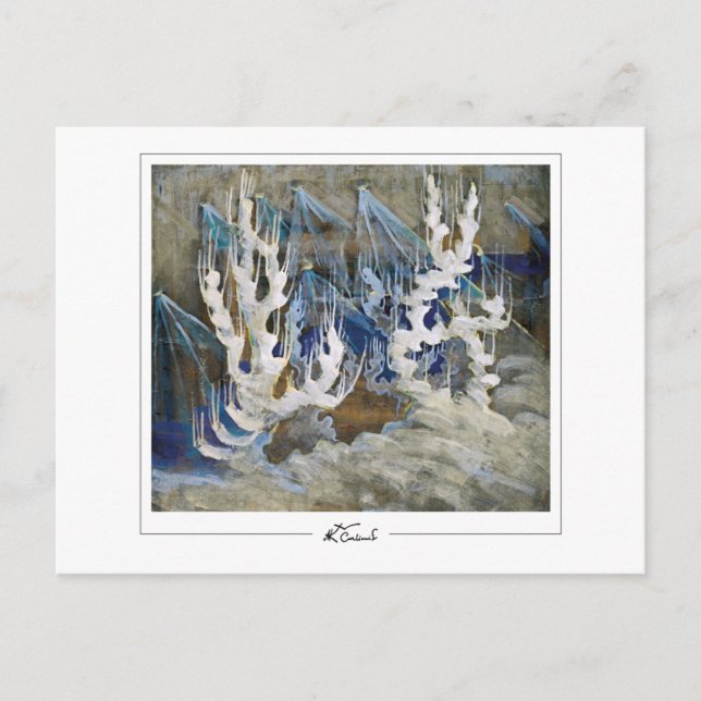 Cartão Postal Mikalojus Konstantinas Ciurlionis #205 - Fine A... (Frente)