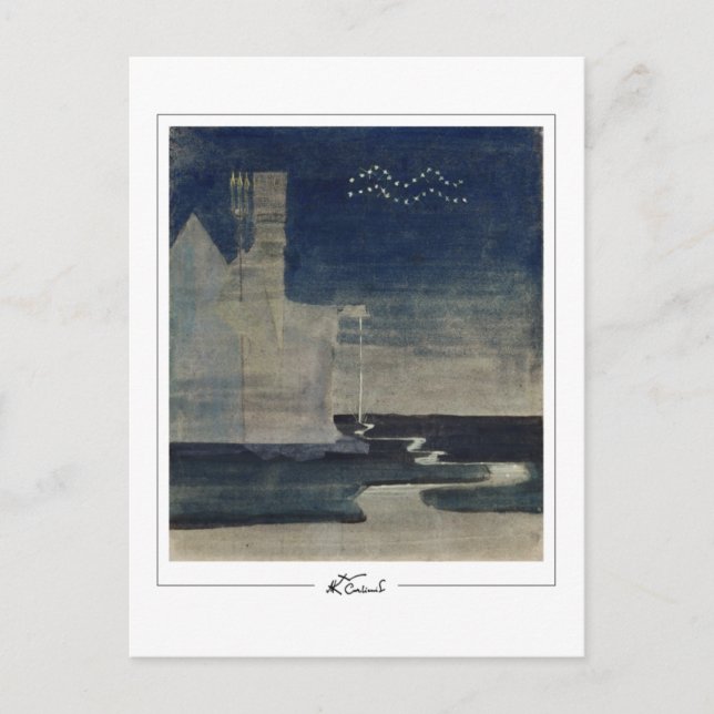 Cartão Postal Mikalojus Konstantinas Ciurlionis #245 - Fine A... (Frente)