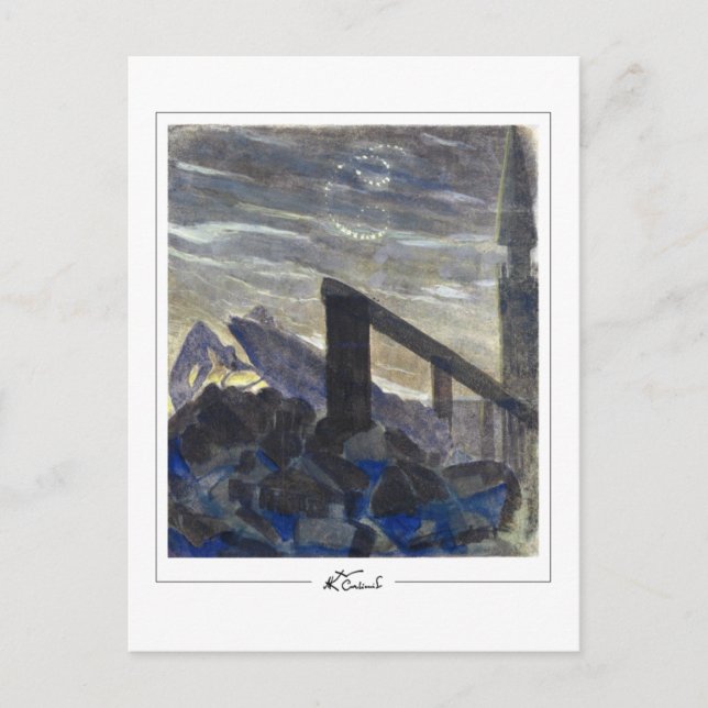 Cartão Postal Mikalojus Konstantinas Ciurlionis #57 - Boa Ar... (Frente)