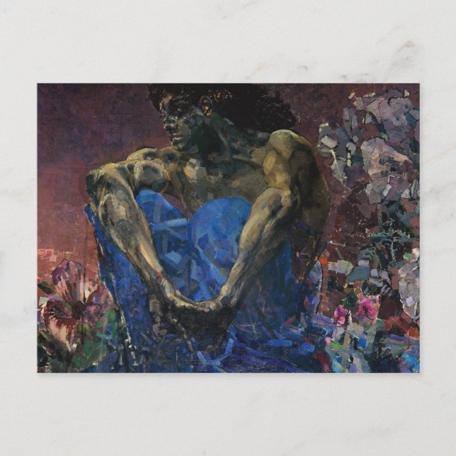 Cartão Postal Mikhail Vrubel - Demon (Frente)