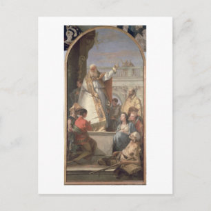 Cartão Postal Milagre de Ruas. Patrick, c.1746 (óleo na canvas)