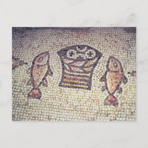 Cartão Postal Milagre do pão e dos peixes