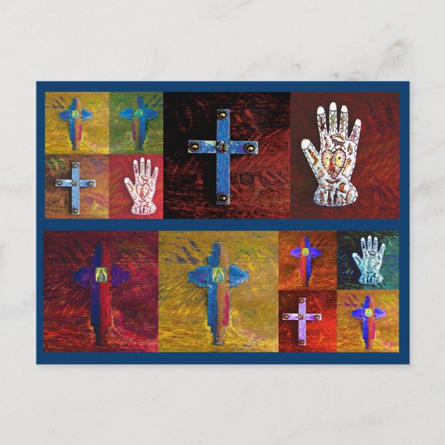 Cartão Postal Milagres (azul) (Frente)