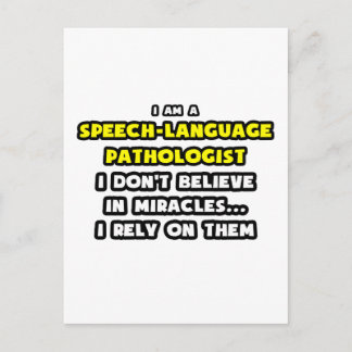 Cartão Postal Milagres e Patologistas de Língua Fala