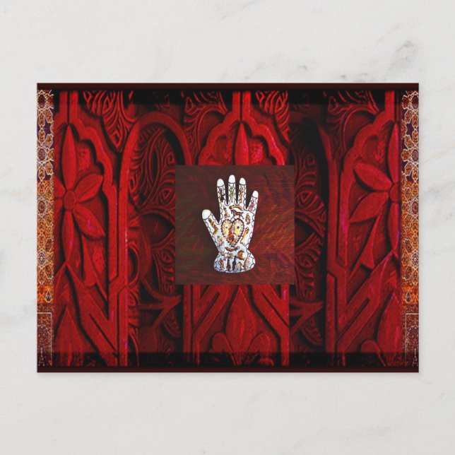 Cartão Postal Milagro no vermelho (Frente)