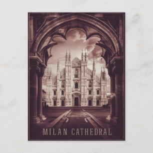 Cartão Postal Milano, Catedral de Milão