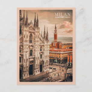 Cartão Postal Milano, Catedral de Milão