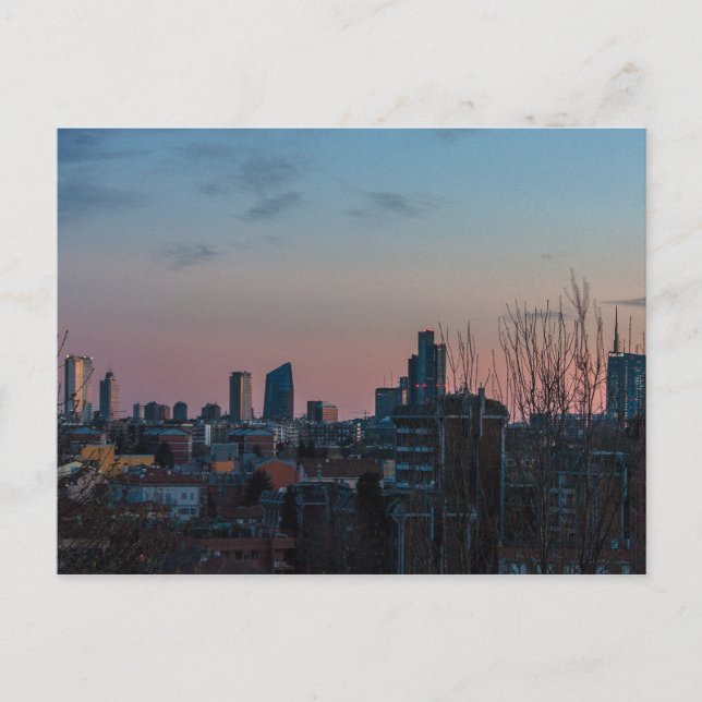 Cartão Postal Milão, Milão grande (Frente)