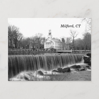 Cartão Postal Milford, cartão-postal CT Duckpond