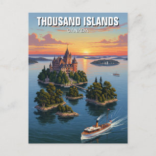 Cartão Postal Milhares de ilhas Ontário Canadá