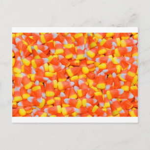 Cartão Postal milho doce de halloween