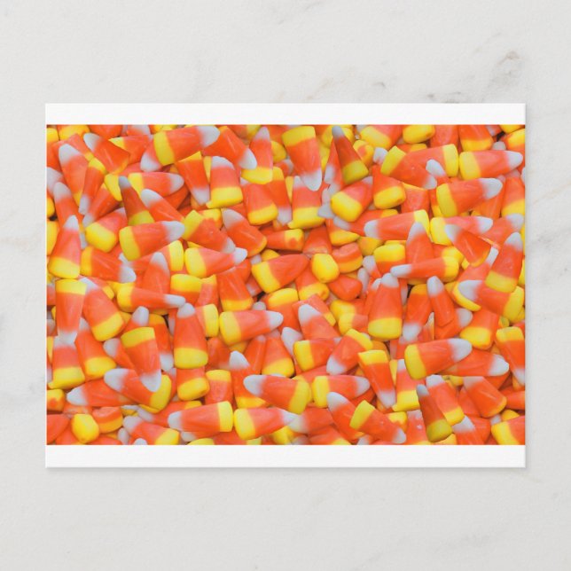 Cartão Postal milho doce de halloween (Frente)