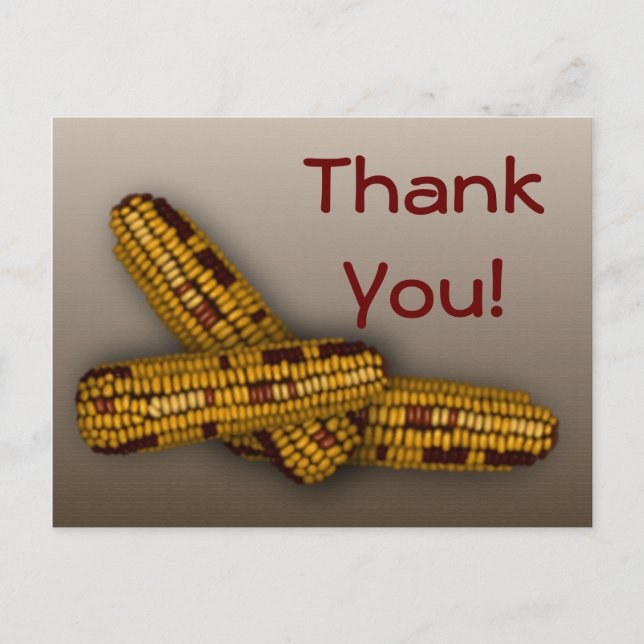 Cartão Postal Milho indiano (Frente)