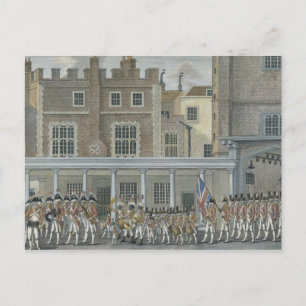 Cartão Postal Military Band at St. James' Palace, late 18th cent