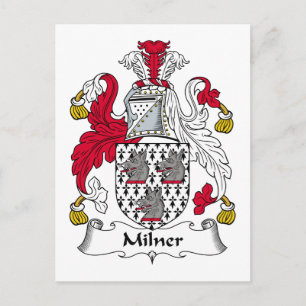 Cartão Postal Milner Family Crest