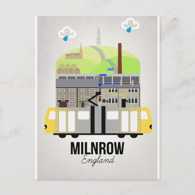 Cartão Postal Milnrow (Frente)
