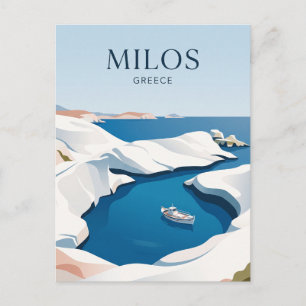 Cartão Postal Milos Grécia