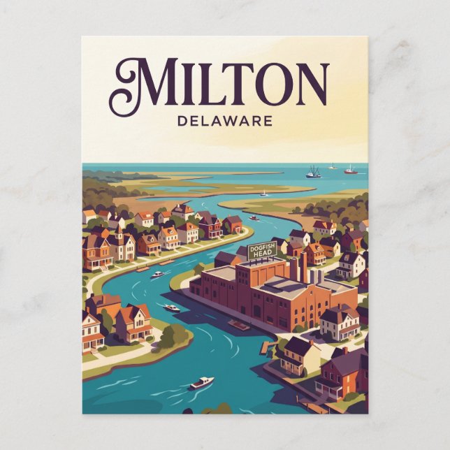 Cartão Postal Milton EUA (Frente)