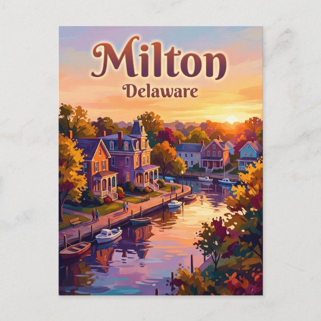 Cartão Postal Milton EUA (Frente)