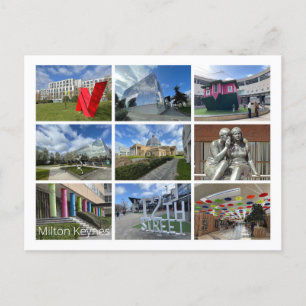 Cartão Postal Milton Keynes