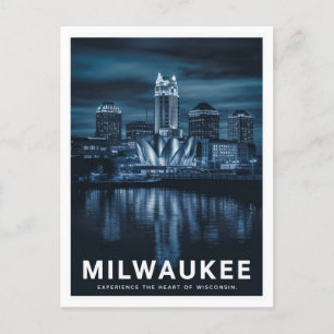 Cartão Postal Milwaukee Harbour, Wisconsin