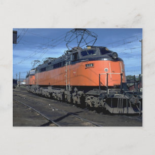 Cartão Postal Milwaukee Road boxcab, elétrico