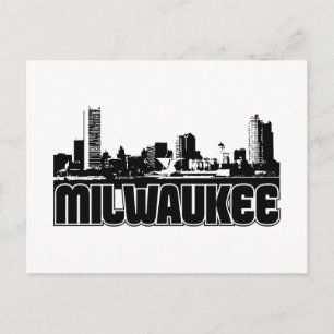 Cartão Postal Milwaukee Skyline
