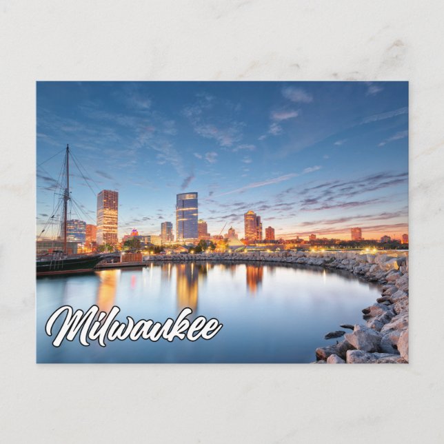 Cartão Postal Milwaukee, Wisconsin, Estados Unidos (Frente)
