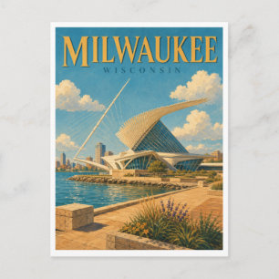 Cartão Postal Milwaukee Wisconsin GeoSaga