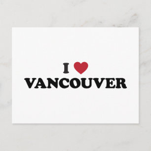 Cartão Postal Mim coração Vancôver Canadá