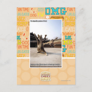 Cartão Postal Mim patas do shaolin do iz da fúria