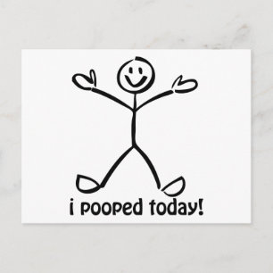 Cartão Postal Mim Pooped hoje