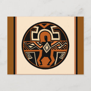 Cartão Postal Mimbres Warrior