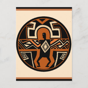 Cartão Postal Mimbres Warrior