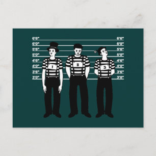 Cartão Postal Mimes Criminosos
