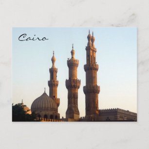 Cartão Postal minaretes do cairo