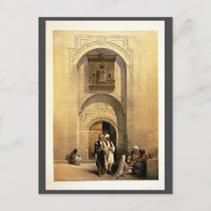 Cartão Postal Minaretes e Entrada de Metwaley Roberts/Haghe Art