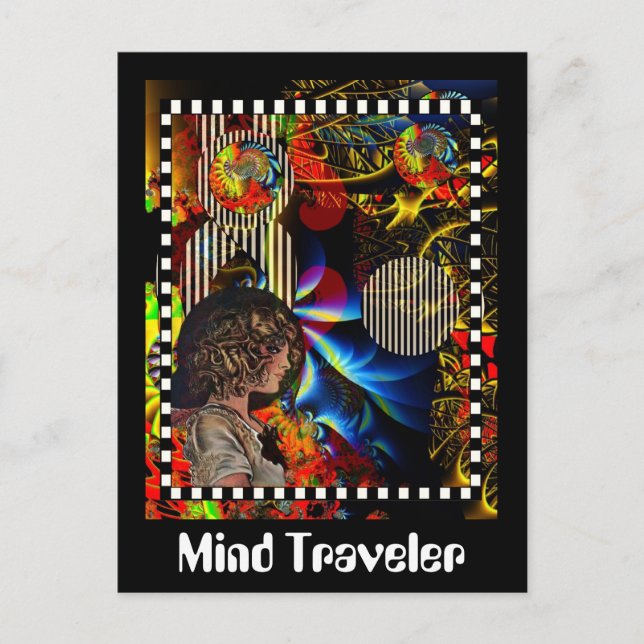 Cartão Postal Mind Traveler (Frente)