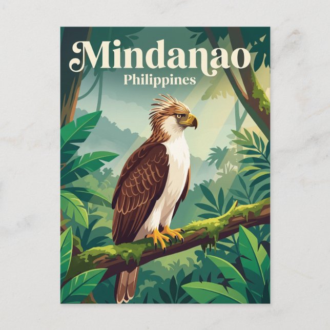 Cartão Postal Mindanau Filipinas (Frente)