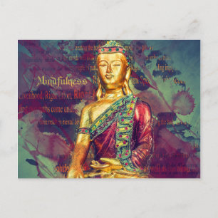 Cartão Postal Mindfulness Buddha