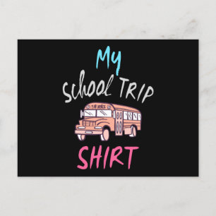 Cartão Postal Minha Camisa De Viagem Escolar