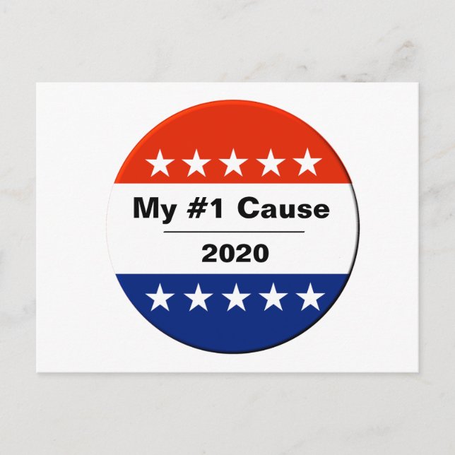 Cartão Postal Minha edição eleitoral de 2020 (Frente)