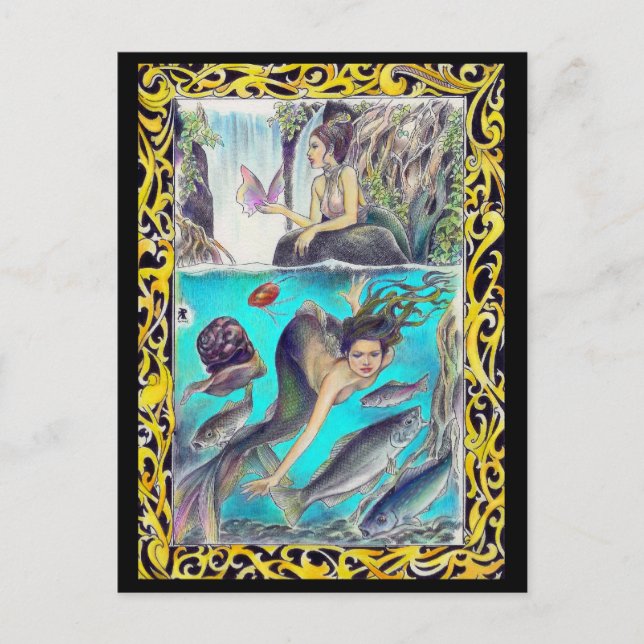 Cartão Postal minha fantasia tropical (Frente)