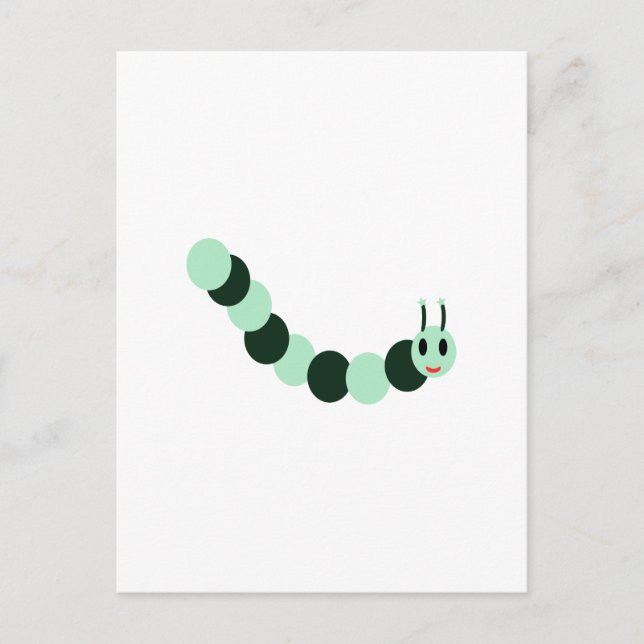 Cartão Postal Minha Feliz Lagarta (Frente)