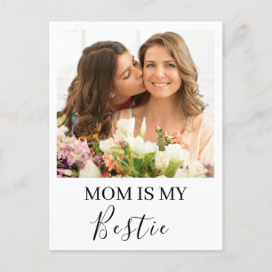 Cartão Postal Minha Mãe É Minha Melhor Amiga Nomes Personalizado