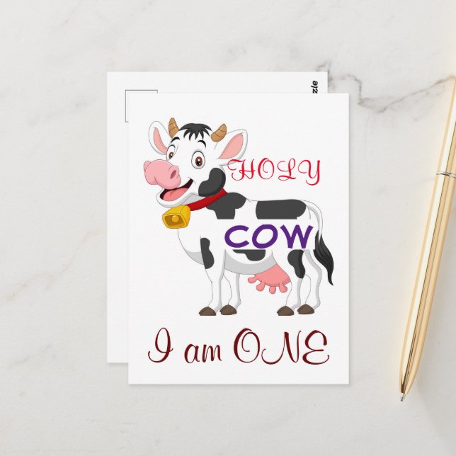 Cartão Postal Minha nossa! Sou um miúdo (Frente/Verso In Situ)