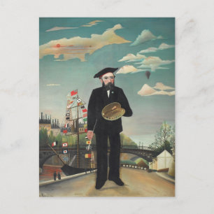 Cartão Postal Minha Paisagem de Retrato 1890, Henri Rousseau