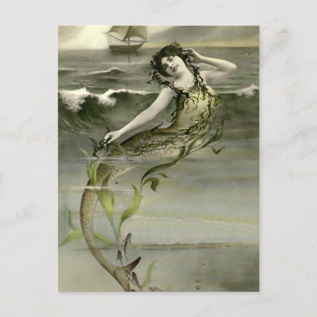 Cartão Postal Minha Pequena Sereia (Frente)