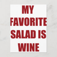 minha salada favorita é vinho