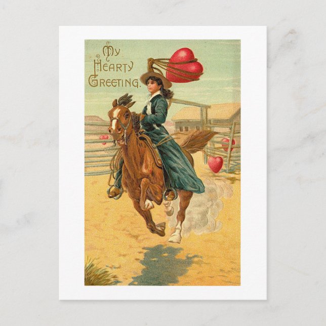 Cartão Postal Minha Saudação Cardíaca (Frente)